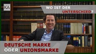 Unionsmarke oder Deutsche Marke eintragen? | Rechtsanwalt Dr. Bernhard Knies