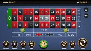 СТРАТЕГИЯ НА ДВЕ ДЮЖИНЫ.  Стратегии для игры в рулетку.Strategies for playing roulette.