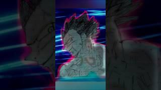 Drawing vegeta with {black pen} [Glowart] @iamshadowartist @BeCreative871 #glowart