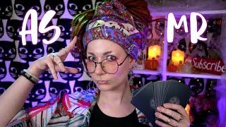 ASMR FORTUNE TELLER  Aura cleaning, card fortune telling  ROLEPLAY for sleep