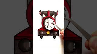 Choo-Choo-Charles papercraft #choochoocharles #toonymoonyart #shorts