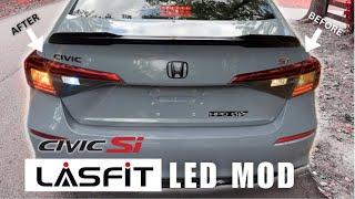 2024 Honda Civic Si First Mod | Lasfit LED light Install! Step-by-step