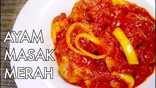 Super easy Ayam Masak Merah | Malay Spicy Tomato Chicken
