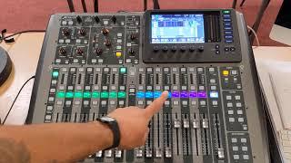 How to View Outputs, Groups, Busses on the Behringer X32 Mixing Desk