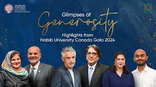 Habib University Foundation Canada Gala 2024 | Shaping Futures | Reshaping Philanthropy