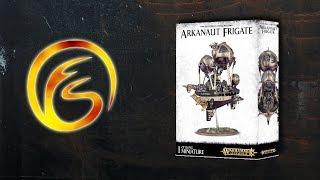 Games Workshop Arkanaut Frigate Unboxing Age of Sigmar Warhammer Firestorm Games