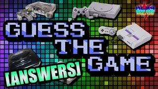 Guess the Game - Answers