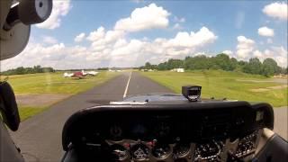 C172 Startup, Takeoff and Climbout from Solberg Airport