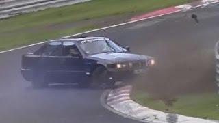 Big BMW E36 Save & burn Lucky Driver Nordschleife Nürburgring Touristenfahren 14.09.2014