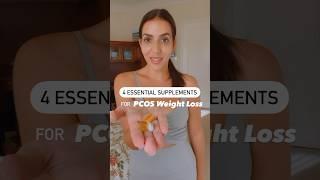 4 Essential Supplements for PCOS Weight Loss! #pcos