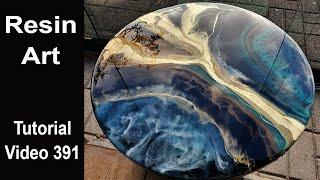 Beautiful Resin Art/ Full Tutorial/ EASY Technique