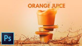 Fruit Juice Photo Manipulation Effect Photoshop Tutorial