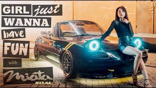 Girl just wanna have fun with Mazda MX-5 Miata NA 1990 | Indonesia | Cinematic Car Videography