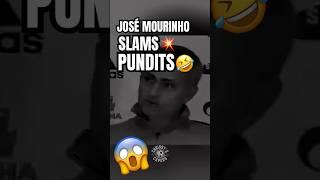  José Mourinho’s HILARIOUS Dig at Liverpool Pundits! #SHORTS #MourinhoRoast #explore