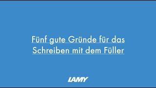 5 Gründe für das Schreiben mit dem Füller #lamy #schreibenlernen #grundschule #grundschulmaterial