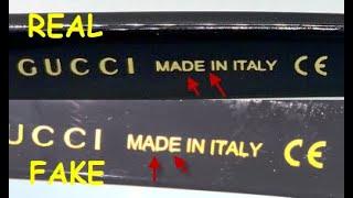 Gucci sunglass real vs fake. How to spot original Gucci Sunglasses