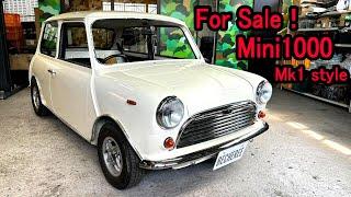 For sale！ 中古車販売！ Mk1仕様の90年式ミニ1000！ #classicmini #rovermini #クラシックミニ #ローバーミニ #Classicminicooper