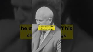Nikita Khrushchev during the United Nations General Assembly