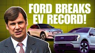 Ford breaks all time electric car sales RECORD in North America