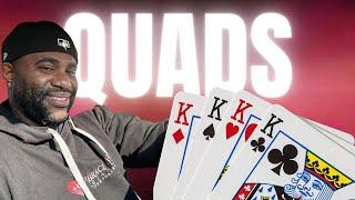 We FLOP QUADS Poker Vlog 6| Florida Poker Room Challenge Part 2