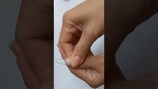 How to apply Fake Nails Easy at home using Solid Gel #shorts