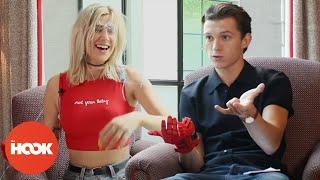 Tom Holland's Most Chaotic Spider-Man Interview Ever | @TheHookOfficial