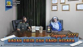 KUNJUNGAN BADAN SIBER DAN SANDI NEGARA (BSSN) DI POLTEKAD KODIKLATAD