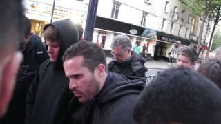 Jeremiah Cry Ministries, Swansea Wales, Jeff Rose Praying Prior to the Team Preaching the Gospel