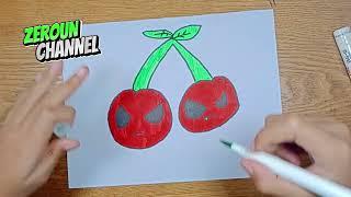 Drawing Plants Vs Zombies Easily - Plants Vs Zombies Game #drawing #gamecharacter #gaming