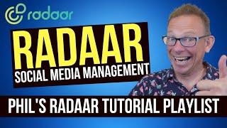 RADAAR tutorial: So much more than a content scheduler RADAAR, I show you how to use each feature