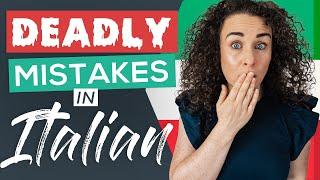 AVOID THESE! 8 Mistakes in Italian  FREE PDF [Italian for Beginners]