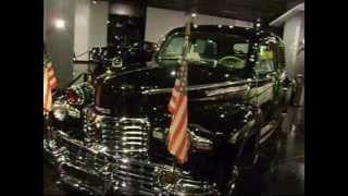 Historical Cars at the Petersen Car Museum in LA