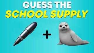 Can You Guess The School Supply by Emoji? Emoji Quiz