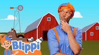  Blippi At The Farm  | BLIPPI | Kids TV Shows | Cartoons For Kids | Fun Anime | Popular video