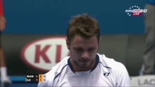 Stanislas Wawrinka vs Marsel Ilhan Australian Open 2015 R1 Highlights HD