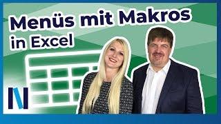 Praktische Makros: In Excel Knöpfe für Makros einrichten und ein eigenes Menü erstellen (deutsch)