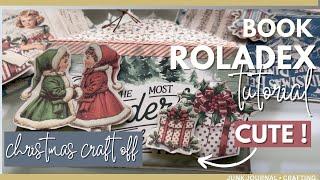 Christmas Eve Memory Cards DIY ROLADEX Day 20 #christmascraftoff24