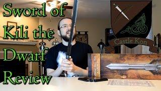 Kili the Dwarf United Cutlery Hobbit Sword Review - Castle Kon