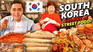 FILIPINO tries BEST KOREAN Street Food of SOUTH KOREA! 100 Hours of EATING in SEOUL!