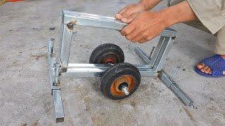 Great idea on how to make a handmade smart panel cart / Diy smart control trolley