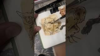 Скетчинг акварелью и линером #рисование #скетч #скетчинг #ярисую #акварель #художник #моетворчество