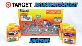 UNBOXING: 2020 Matchbox Retro Super Service Center Playset and Cars - Target Exclusive