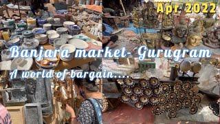 Banjara Market Gurugram || बंजारा गुड़गांव || Home decor, artefacts, curtlery || Simpy Saurabh Vlogs