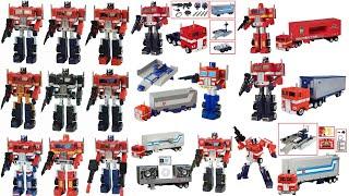 From G1 To Missing Link: Every Transformers G1 OPTIMUS PRIME RELEASED SO FAR (1984 - 2024)!!!!!