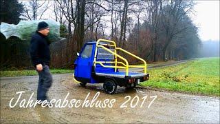 Kellerlacher Jahresabschluss 2017 | Trabant 601 | Piaggio Ape 50 | Motorroller | Schweden