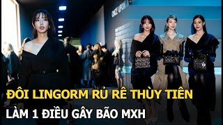 Đôi LingOrm rủ rê Thùy Tiên làm 1 điều gây bão MXH