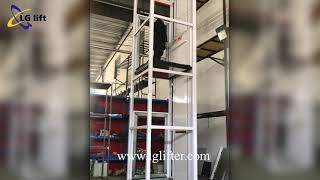 Fully  Enclosed Vertical Platform Lift testing in LG factory