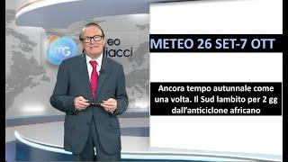 Meteo fino alla prima settimana di ottobre. Tante novità autunnali