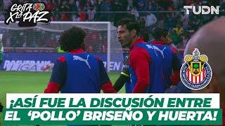 ¡SE CALENTARON! Briseño y Huerta discuten en la banca de Chivas I TUDN