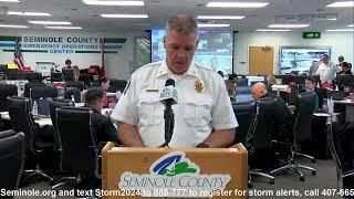 Seminole County officials give update on Hurricane Milton after storm tore through Central Florid…